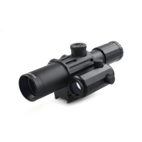Lunette optique en alliage d'aluminium 4X32M1 avec base de montage de 20 mm et viseurs à point rouge latéraux pour la chasse en plein air et l'utilisation tactique