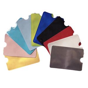 男性と女性のためのRFIDブロッククレジットカードホルダー銀行カードアンチスキャンスリーブアンチRFID PETプラスチックスマートカードポケット - Product Image 2