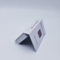Boîte d'emballage cosmétique de luxe en forme de livre, en carton rigide à couvercle rabattable, avec logo, finition mate anti-rayures et plateau en EVA noir