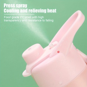 TENGHUA Custom LOGO Gift 650ML <strong>Drinking</strong> Cup Plastic Mist <strong>Spray</strong> <strong>Bottles</strong> Creative Sports Outdoor <strong>Spray</strong> Water <strong>Bottle</strong> - Product Image 2