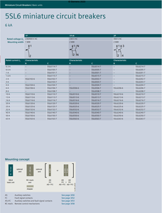 เบรกเกอร์วงจรขนาดเล็กคุณภาพสูง ประสิทธิภาพสูง SIEMENS SENTRON 5SL6 (MCB) AC <span class=keywords><strong>DC</strong></span> 6KA BCD 1P 0.3A-63A โพลีคาร์บอเนต - Product Image 2
