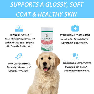 DHA <span class=keywords><strong>Huile</strong></span> <span class=keywords><strong>de</strong></span> <span class=keywords><strong>foie</strong></span> <span class=keywords><strong>de</strong></span> <span class=keywords><strong>morue</strong></span> Omega-Gold Skin Comprimé à croquer sain Supplément <span class=keywords><strong>pour</strong></span> la peau et le pelage <span class=keywords><strong>pour</strong></span> chiens et chats - Product Image 2