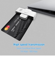 Lecteur de carte intelligente EMV mobile de type C à puce de contact ACR39U-NF