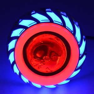 30W LED Angel Eyes Mini Proyector Faro Alto/Bajo Haz Demon Eyes DRL Lámpara Coche/<span class=keywords><strong>Moto</strong></span> Lámpara <span class=keywords><strong>de</strong></span> cabeza Retrofit 12V - Product Image 6