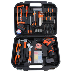 Juego de Taladro Recargable de Litio con Brocas de Acero al Carbono, Herramienta de Ferretería para el Hogar con Certificado GS para Uso Doméstico - Product Image 2
