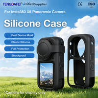 Étui en silicone Insta360 X6 pour caméra d'action panoramique, protection de l'objectif, anti-poussière, antichoc, coque réutilisable, accessoires