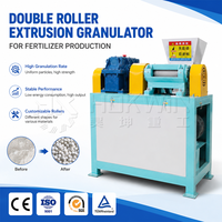Granulateur à double rouleau, presse à rouleaux, compacteur de poudre sèche pour la fabrication d'engrais composés de potassium