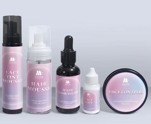 Nhãn Hiệu Riêng Ren Tóc Giả Kit Với Mạnh Mẽ Giữ Xoăn Phong Cách Không Thấm Nước Tint Phun Và Phần Mở Rộng Tóc Công Cụ Tùy Chỉnh Bao Bì - Product Image 2