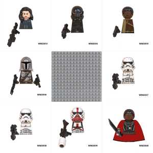 Jouet de construction pour enfants : Soldat de la mort, <span class=keywords><strong>Stormtrooper</strong></span>, Chasseur de récompenses – Briques éducatives - Product Image 1