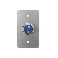 Botón de Salida de Acero Inoxidable de 22 mm, Resistente al Agua IP65, para Sistemas de Control de Acceso a Puertas Impermeables
