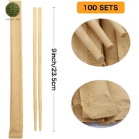 Einzeln Verpackte Karbonisierte Einweg-Bambusstäbchen, Ideal für Takeaway & Catering