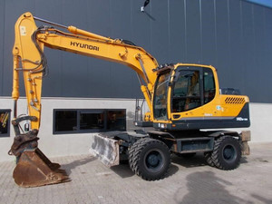 Pelle sur pneus Hyundai 140w-9R à haut rendement Original japon multifonctionnel en bon état utilisé Hyundai 60w 120w 210 150 vente - Product Image 4