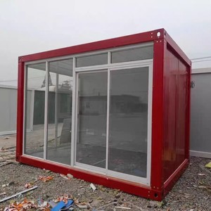 Contenedor de Montaje Rápido con Panel Sándwich de Acero Galvanizado de Gran Tamaño, <span class=keywords><strong>Vista</strong></span> Panorámica, Características Impermeables/Antiviento para Observación - Product Image 1