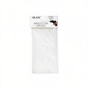 Barras de silicona termofusible ILAN de 7 mm x 20 cm, 16 unidades, para pistola de pegamento - Product Image 1