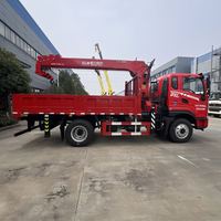 Camión Grúa Móvil Diésel Dongfeng 4*2 de 8 Toneladas con Pluma Telescópica y Equipo de Elevación Hidráulico para Ingeniería Municipal