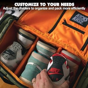 Free sample Duffel <b>Bag</b>, Gym Training Travel Basketball Football <b>Bag</b> With 3 Adjustable Compartment <b>Dividers</b> - Product Image 2