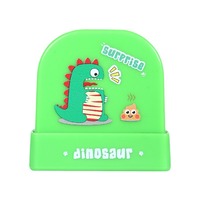 Vente en gros Intoss YZ008 Tampon nominatif en plastique au design de dessin animé mignon en forme de poupée, logo personnalisé pour vêtements d'enfants photosensible