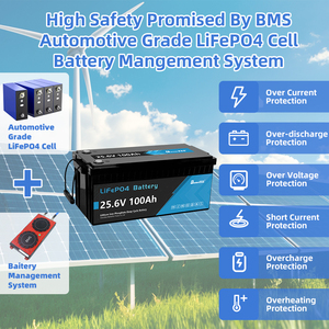 방수 12V 12.8V 24V 25.6V 36V 72V 100Ah 200Ah 280Ah 300Ah 리튬 이온 배터리 314Ah IP65 Lifepo4 배터리 팩 (BMS 포함) - Product Image 2