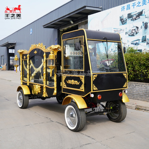 Meilleure Vente : Voiture funéraire électrique noire dorée / Voiture funéraire rétro / <span class=keywords><strong>Transport</strong></span> spécial funéraire direct usine - Product Image 1