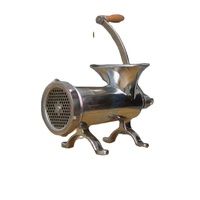 Penggiling daging Manual, Stainless Steel 32 penggiling daging Manual & Mincer baru kapasitas 22 #20kg/jam