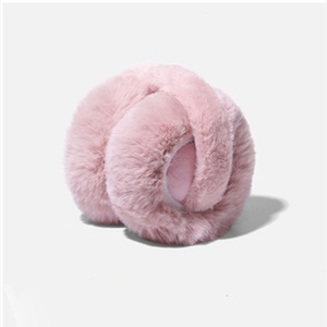 レディース かわいい ソフト プラッシュ イヤーマフ 冬 暖かい 耳当て アウトドア 防寒カバー 折りたたみ式 ポータブル 耳あて ワンサイズ - Product Image 4