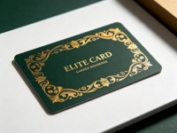 Carte VIP personnalisée de luxe avec impression à chaud en feuille d'or, en PVC, magnétique, film plastique CR80 laminé, carte de fidélité estampillée à chaud