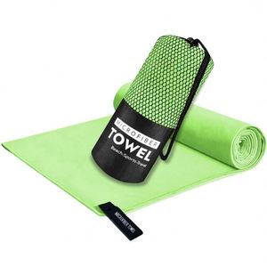 Serviette de sport en microfibre à séchage rapide, unie, de couleur unie, pour la salle de sport, l'extérieur, l'été, portable - Product Image 6