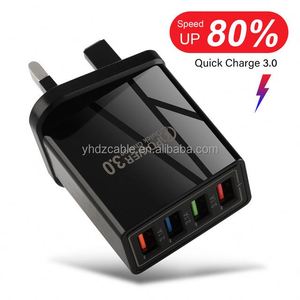 4-Port USB Travel Charger 5V 2A Power <b>Adapter</b> Multi-Port USB Wall Charger with EU UK US <b>Plug</b> for Smartphones Tablets - Product Image 5