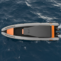 Bateau gonflable RIB860 Hypalon/PVC de double coque en aluminium profonde de 28ft V pour l'océan