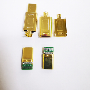 Nam nối Loại C <span class=keywords><strong>USB</strong></span> 3.1, hàn <span class=keywords><strong>USB</strong></span> 2.0 loại C nam 16pin PCB một plug <span class=keywords><strong>LCP</strong></span> trắng kết nối - Product Image 5