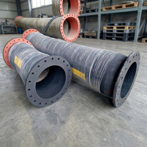 Manguera de Goma EPDM con Brida, Conector Flexible Trenzado con Alambre de Acero, Negra, para Uso Industrial en Tuberías - Product Image 2