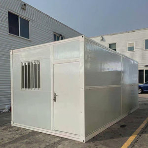 <span class=keywords><strong>Maison</strong></span> de conteneur de module pliant de chambre à coucher simple de 20 pieds de haute qualité, <span class=keywords><strong>prix</strong></span> abordable, réponse d'urgence - Product Image 1
