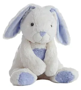 Personalized Large Soft Blue Easter Bunny Plush Rabbit Stuffed Animal Toy Bunny Stuffed Plush Blue Rabbit Toy Bunny Soft Toy