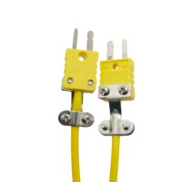 Thermocouple for Stationary Surfaces with 90°Bent Probe Mesh Type Probe Faster Thermal Response Portable Handheld Thermocouple