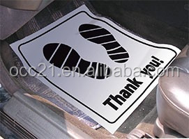 Tapis jetables en PE écologiques de qualité pour voiture, tapis de sport antidérapants, échantillon gratuit pour position avant 42x53cm, garantie 2 ans - Product Image 6