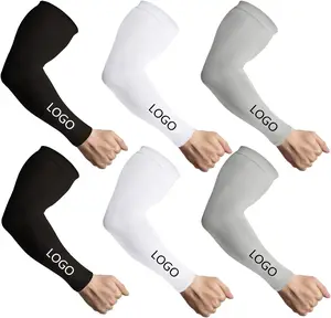 Unisex Summer Outdoor Sports UV Arm Compression Sleeves Driving Cycling Wear Nice Silk Fabric Arm Sleeve Uv Protection