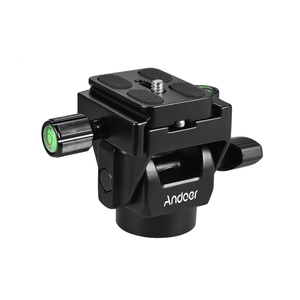 Cabezal inclinable de monopié Andoer, cabeza panorámica, teleobjetivo, observación de aves con placa de liberación rápida para cámara de vídeo - Product Image 5