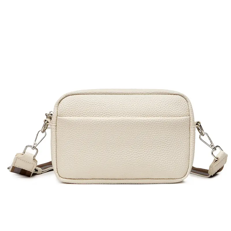 Vegan Leather Tote Crossbody Shoulder Bag, Small Square Famous brand designer Camera Purses Handbags for Women White
