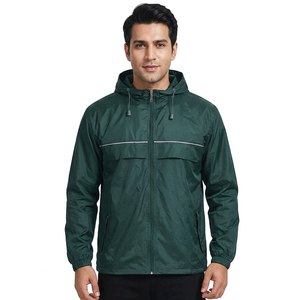 Veste coupe-vent de haute qualité, vente directe d'usine, vente en gros personnalisée, vestes softshell à fermeture éclair intégrale pour hommes - Product Image 1
