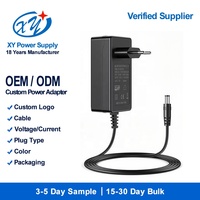 Adaptateur secteur 60W, prise EU, 24V 2.5A, alimentation à découpage haute puissance, logo OEM personnalisé, câble, fabricant certifié GS CE