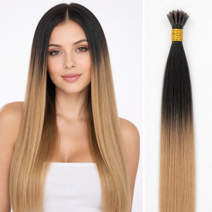 Extensions de cheveux Nano Ring pré-collées, perles Nano, 100% cheveux humains Remy, double épaisseur, sans couture, presque invisibles, vente en gros - Product Image 1