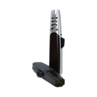 Briquet torche à flamme jet coupe-vent au butane, design moderne, personnalisé, pour tabac et cigares, vente en gros usine