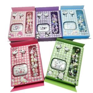 Sanrio Qualcomm pour écouteurs intra-auriculaires 5.3 avec annulation active du bruit, étanches, design sportif, chaîne perlée <span class=keywords><strong>Kuroshitsuji</strong></span> - Product Image 6