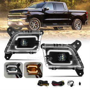Đèn <span class=keywords><strong>LED</strong></span> <span class=keywords><strong>DRL</strong></span>, đèn sương mù cho xe Chevy <span class=keywords><strong>Silverado</strong></span> 1500 2500HD 3500HD 2019 2020 2021 2022, đèn chạy ban ngày, bộ đèn sương mù - Product Image 2