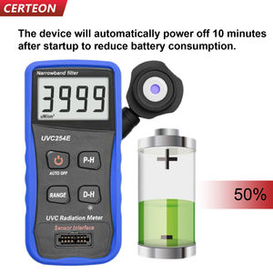 เครื่องวัดแสง UVC 254nm 475nm เครื่องทดสอบ <span class=keywords><strong>UV</strong></span> สำหรับหลอดฆ่าเชื้อ อุปกรณ์วัดความเข้มแสง <span class=keywords><strong>UV</strong></span> - Product Image 4