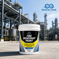 Peinture ignifuge pour acier, finition fine, protection intumescente pour poutres de toit, escaliers extérieurs, supports solaires