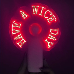 พัดลมไฟฟ้าขนาดเล็กแบบพกพาสามารถตั้งโปรแกรมได้สำหรับใช้ในบ้านรถยนต์พลาสติกภาษาอังกฤษ - Product Image 3