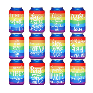 Regalos promocionales Can <span class=keywords><strong>Cooler</strong></span> Neopreno Logotipo personalizado Can <span class=keywords><strong>Cooler</strong></span> Holder 12OZ Stubby Holder Sublimación Coozies - Product Image 5