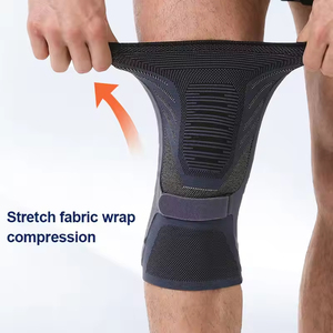 Nouvelle conception de genouillère de compression pour la protection des articulations, genouillère souple réglable, absorbant les chocs, genouillère médicale - Product Image 5