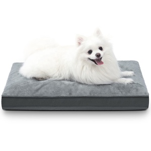 Beliebtes Großhandel-Bettwäsche Luxus weiches Push flexibel glatt kurz Kunstfell Welpen Haustierprodukte Hundebett Katzenbett - Product Image 1